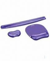 Fellowes Wrist Rest/Mouse Pad - Purple (91441) Fellowes Wrist Rest/Mouse Pad - Purple (91441)